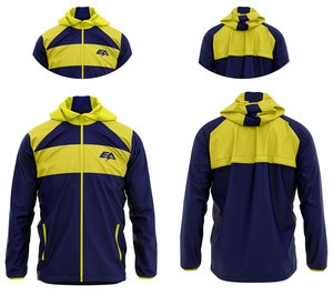 Veste matelassée pour homme de haute qualité 100% polyester Lavable Vêtements de sport d'hiver Tissu tissé durable avec col montant Manches longues - Product Image 4