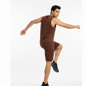 Ensembles de maillots de basket-ball sans manches sublimés pour hommes, tailles plus grandes, logo d'équipe personnalisé, OEM, 100% polyester, respirant, séchage rapide, toutes saisons - Product Image 6