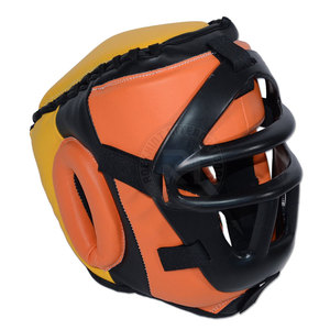 Protecteur de tête en cuir de conception personnalisée de haute qualité Équipement de protection de boxe haut de gamme - Product Image 2