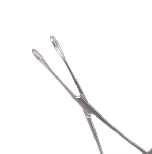 Gross-Maier 10 \ "/25cm Fórceps de vendaje manual de acero inoxidable Trinquete recto Instrumento médico curvo para vendaje de esponja - Product Image 3