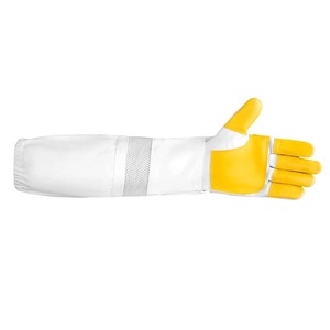 Venta superior 2024 Mejor precio Guantes de apicultura Material de PU impermeable Color personalizado Logotipo Uso unisex Entrenamiento - Product Image 4