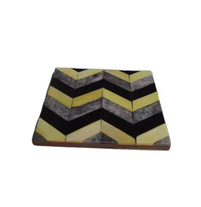 Ensemble de sous-verres et tampons de qualité supérieure Dessins ronds de luxe Dessous de verre Tapis de haute qualité à bas prix - Product Image 4