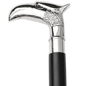 Bastón estilo ancla vintage, manijas de aluminio de latón de madera con punta de goma plegable para hombres y mujeres, venta al por mayor - Product Image 4