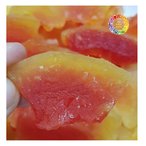 Tiras de papaya secas puras, sabor tropical de alta fibra, venta al por mayor y embalaje OEM disponible - Product Image 1