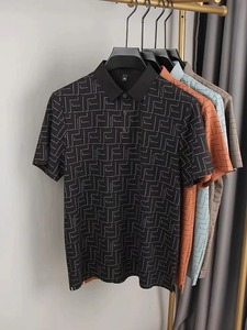 High-end Summer Men's Short-sleeved <b>POLO</b> Shirt Designer Pakistani Breathable High-quality <b>Polo</b> Lapel Business Casual Print - Product Image 6