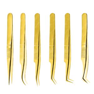 Pince à épiler d'extension de cils Forte pince à épiler d'extension de cils incurvée Dernière conception disponible dans toutes les couleurs - Product Image 2