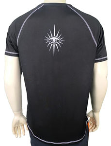 Camiseta de manga corta transpirable de secado rápido para mujer 75% poliéster y 35% LICRA de alta calidad al por mayor de proveedor BD - Product Image 5