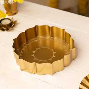 Bols de service en laiton doré de haute qualité, vaisselle artisanale de luxe pour une salle à manger élégante et une décoration intérieure raffinée - Product Image 5