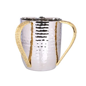 Stainless Steel <b>Hand</b> <b>Washing</b> Mug Double Handle <b>Hand</b> <b>Washing</b> Mug Manufacturer for Handmade Polished - Product Image 3