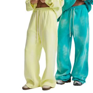 Pantalones Deportivos de Lona Bordados de Longitud Completa para Hombre, Casuales, Cómodos, Transpirables, Ecológicos, con Cierre de Cordón, para Uso Diario - Product Image 1