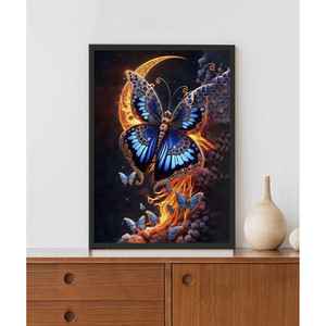 Mariposa eléctrica acrílico LED luz pared arte moderno acento para decoración del hogar - Product Image 2