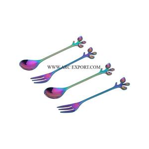 Cuillère pour le déjeuner et le dîner, ensemble de 5 couverts, décoration de table, accessoires de cuisine, couverts plats pour la vente en gros - Product Image 6