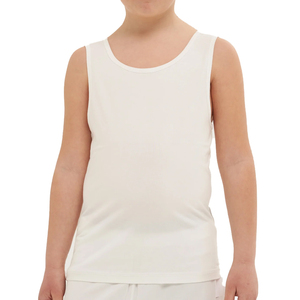 Elegante camiseta sin mangas para niños, ropa atlética ligera para actividades deportivas, escuela al aire libre, calidad duradera de punto, tela de algodón 100% - Product Image 3