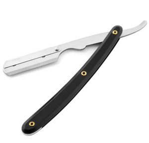 Rasoir droit avec logo personnalisé de haute qualité pour barbiers lame remplaçable avec poignée en plastique prix compétitif - Product Image 1