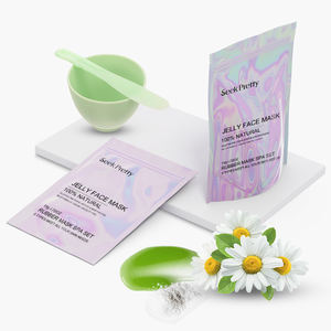 Coreano Rosa Clareamento Borracha Máscara Reparação Da Pele Smoothing Cúrcuma Kiwi Azul Cobre Rose Jelly Máscara Em Pó - Product Image 2