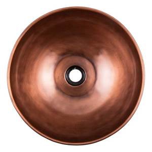 อ่างล้างจานเดี่ยวทำจากทองแดงแบบเก่าภาชนะทรงวงรีสำหรับบ้านสำนักงานบาร์ - Product Image 4