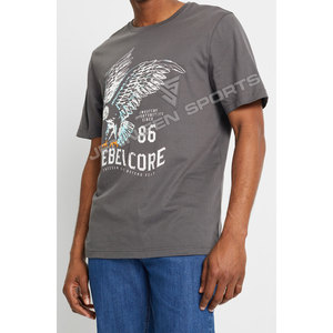 Camiseta de Verano 2026 al por Mayor, Personalizada con Logotipo, Moderna, de Manga Corta, 100% Algodón, de Alta Calidad, Corte Regular, Hombros Caídos, Estilo Vintage - Product Image 2