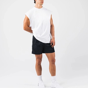 เสื้อยืดแขนกุดผู้ชายไซส์ใหญ่พิเศษเสื้อยืดเข้ายิมลำลองทรงหลวมสำหรับฝึกซ้อมออกกำลังกายสตรีทแวร์และฟิตเนสไลฟ์สไตล์ - Product Image 6