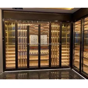 Refrigerador de vino tinto para el hogar, refrigerador de una sola zona con diseño incorporado