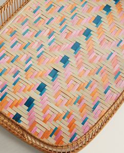 Handmade Food Dining Trays <b>Decor</b> Bamboo Rattan Tray Home Organization Products Home <b>Decor</b> Accent - Product Image 5