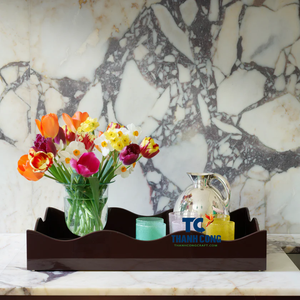 BANDEJA LACQUER al por mayor, diseño minimalista moderno hecho a mano en Vietnam para servir comida elegante, decoración del hogar y uso de regalo - Product Image 1