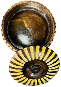 Pot à chaud en bois dépouillé au look élégant boîte à chapati boîte à riz garde les aliments au chaud et les casseroles fraîches pour la cuisine à domicile restaurant - Product Image 2