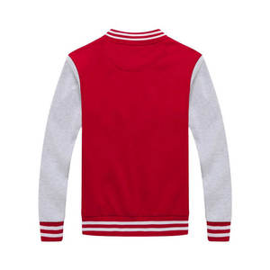 Blousons de baseball personnalisables pour hommes en molleton chenille brodé, col montant, style universitaire, avec logo personnalisé, service OEM - Product Image 4