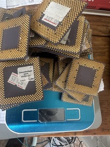 24X ceramicocpu mixed Lot (734) -goldcap เศษซีพียูผสมมากสำหรับการกู้คืนทอง - Product Image 2