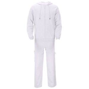 Conjunto de chándal para hombre, atlético, 2 piezas, liso, informal, con cremallera, manga completa, traje de jogging para hombre - Product Image 6