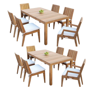 Ensemble de chaises de salle à manger en teck moderne et écologique de luxe pour restaurants et hôtels, personnalisable en provenance d'Indonésie - Product Image 1