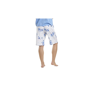 Ensemble décontracté d'été pour femme, personnalisable avec logo, 2 pièces, short, en polyester/coton tricoté écologique, séchage rapide, respirant, longueur genou, couleur unie - Product Image 6