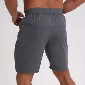 Short de jogging de fitness à séchage rapide OEM pour hommes, pantalon de survêtement de course athlétique en polyester à conception personnalisée, fermeture à glissière à taille élastique moyenne - Product Image 3