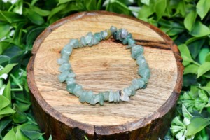 Green Aventurine Chips <b>Bracelet</b> for <b>Healing</b>, Casual Wear - Product Image 2