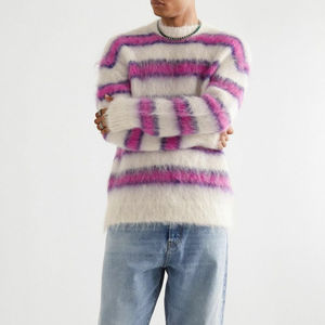 Meilleure qualité de fabrication tendance haute exigence durable anti-rides anti-boulochage respirant pulls en mohair pour hommes - Product Image 1