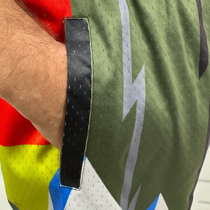 Shorts en maille pour hommes de couleur unie sur mesure, vente en gros, haute qualité, été, séchage rapide, shorts de sport en maille pour hommes - Product Image 5