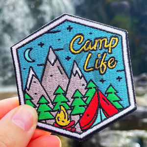 Parche bordado personalizado Moq bajo de fábrica logotipo personalizado/ropa parches bordados personalizados bordado - Product Image 5