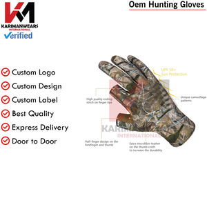 Unisex Fingerless Camo Hunting <b>Gloves</b> Men Women Early Season Warm Weather UPF 50+ Protection Lightweight <b>Fishing</b> Outdoor - Product Image 6