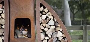 Chimenea y Barbacoa de Acero Corten para Jardín y Exteriores, de Alta Demanda y Envío Inmediato - Product Image 3