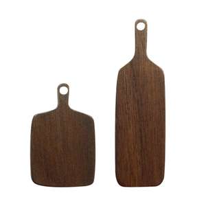 Planche à découper en bois d'acacia, grande taille, pour la préparation du barbecue et le service de steak, avec rainure profonde pour le jus, commande en gros - Product Image 6