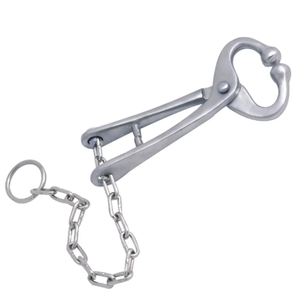 Soporte de toro reutilizable resistente de la mejor calidad con equipo de instrumento quirúrgico veterinario de cadena - Product Image 5