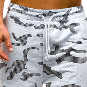 2025 nuevos pantalones cortos casuales de moda para hombres con logotipo estampado por sublimación personalizado ropa de calle transpirable patrón sólido ecológico - Product Image 5