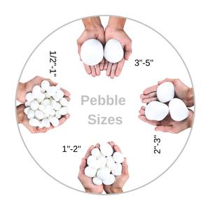 Vente en gros en Inde Carreaux de mosaïque en pierre naturelle noire or divin respectueux de l'environnement Galets de galets Jardin inspiré du design de ferme - Product Image 4