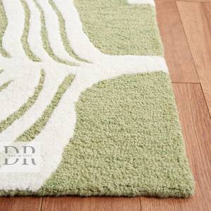Tapis en PVC moderne de haute qualité tapis en laine touffeté à la main vert Pastel et blanc pour salle à manger salon cuisine bureau - Product Image 4