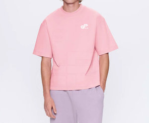 เสื้อยืดโอเวอร์ไซส์ผู้ชายผ้าคอตตอนระบายอากาศสวมใส่สบายชุดลำลองสไตล์สตรีทแวร์มีความยาวพิเศษราคาโรงงาน - Product Image 2