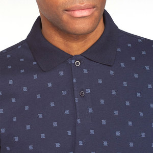 Polo d'été personnalisé de haute qualité en tissu doux 86% polyester 14% Spandex pour hommes Polo de golf T-shirt - Product Image 3
