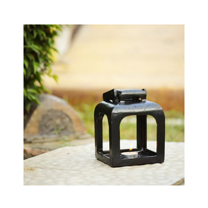 Lanterne en aluminium coulé décorations d'extérieur dernière conception lanterne à bougie de sol en aluminium de qualité supérieure pour hôtels restaurant - Product Image 1