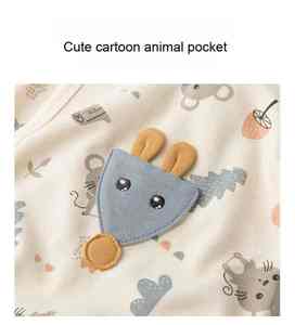 Pijama de bebé de algodón orgánico certificado GOTS, mono hipoalergénico transpirable, mono con botón a presión, hecho por OEM, Animal bonito de Vietnam - Product Image 4