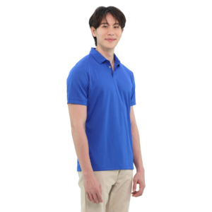 High Quality Custom Polo Shirts Superflow <b>Shorts</b> Sleeve Blank (Micro Polyester+Polyester Filament) Mini Square Waffle 150 GMS - Product Image 2