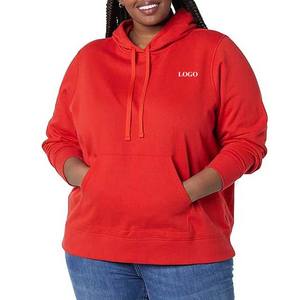 Nueva llegada Streetwear transpirable ropa de mujer de talla grande sudaderas con capucha servicios OEM sudaderas con capucha de invierno de algodón de alta calidad - Product Image 3