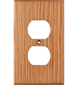 Wood Inlay Electrical <b>Socket</b> Covers (FSC 100%) - Product Image 2